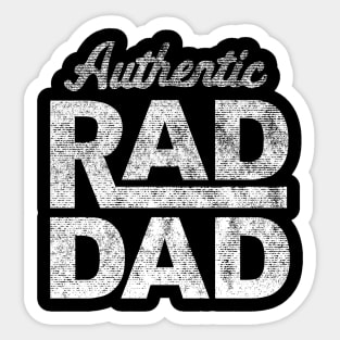 Authentic Rad Dad x Vans Skateboarding Skater-style Sticker